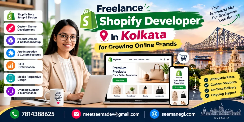 Freelance Shopify Developer In Kolkata For Growing Online Brands